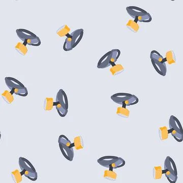 Seamless pattern landscape garden sprinkler cartoon vector Stockillustratie