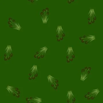 Seamless pattern landscape lake plant cartoon vector Stock Illustration