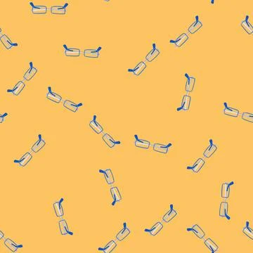 Seamless pattern laptop computer glasses cartoon vector Stock Illustration
