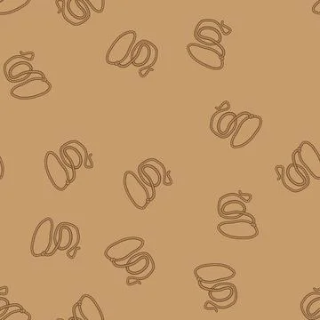 Seamless pattern lasso lasso cartoon vector Illustrazione stock
