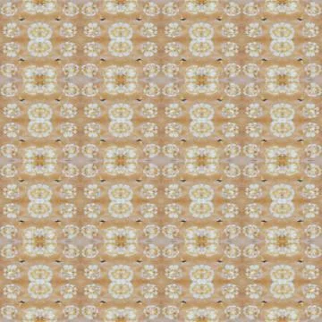 Seamless pattern with latte art coffee Stock Illustration