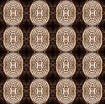 Seamless pattern with latte art coffee Stock Illustration