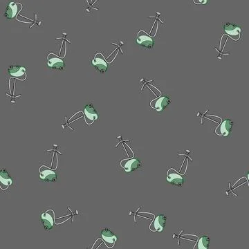 Seamless pattern laundry garment steamer cartoon vector Stock Illustration