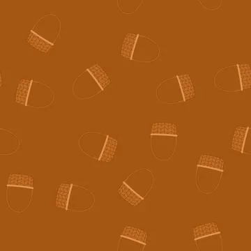 Seamless pattern laundry wicker basket cartoon vector 스톡 일러스트