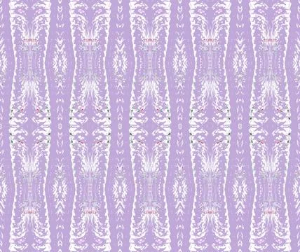 Seamless pattern lavender white Stock Illustration