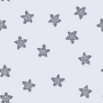 Seamless pattern law sheriff badge cartoon vector Stock Illustration