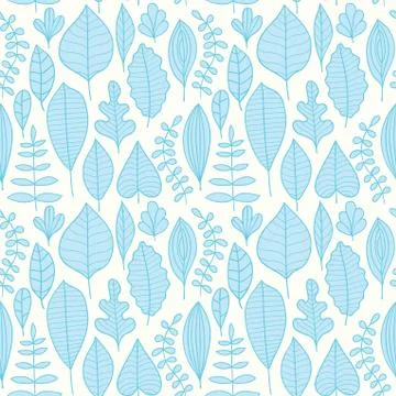 Seamless pattern with leaf, abstract leaf texture, endless background.seamles Stock Illustration