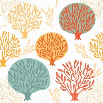 Seamless pattern with leaf, abstract leaf texture, endless background.seamles Illustrazione stock