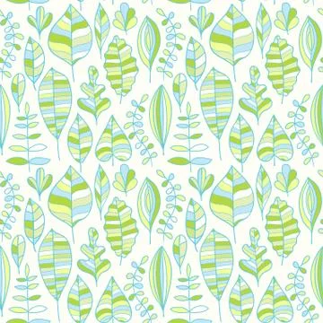 Seamless pattern with leaf, abstract leaf texture, endless background.seamles Stock Illustration