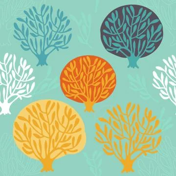 Seamless pattern with leaf, abstract leaf texture, endless background.seamles Stock Illustration