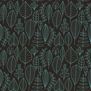 Seamless pattern with leaf, abstract leaf texture, endless background.seamles イラスト素材