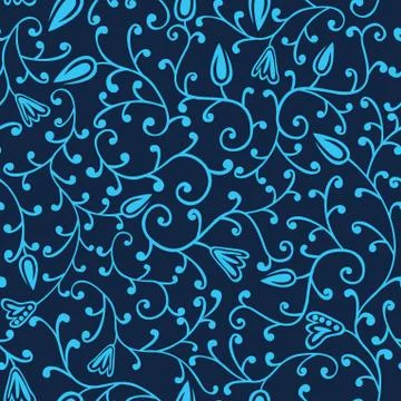 Seamless pattern with leaf, abstract leaf texture, endless background.seamles Illustrazione stock