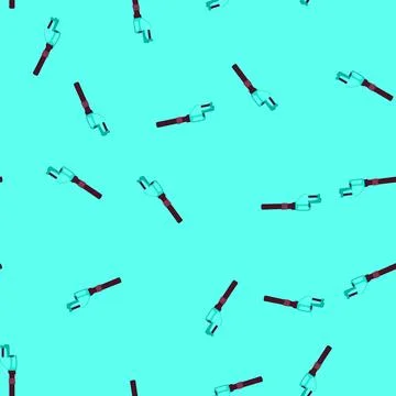 Seamless pattern leaf blower garden tool for autumn cleaning tasks Stock Illustration