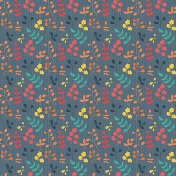 Seamless pattern with leaf Illustrazione stock