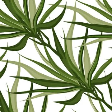 A seamless pattern with leaf Stock Illustration