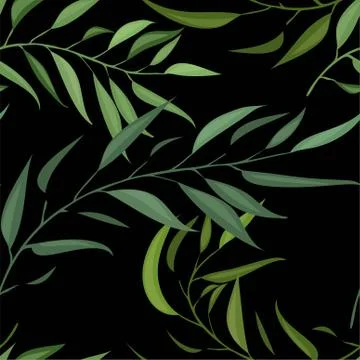A seamless pattern with leaf 스톡 일러스트