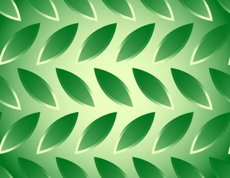 Seamless pattern with leaf shapes. Vector background. Stock Illustration