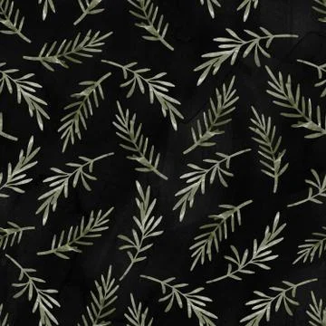 Seamless pattern with leafs Stock Illustration