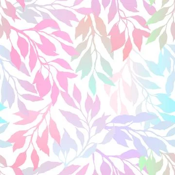 Seamless pattern leafs in 스톡 일러스트