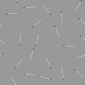 Seamless pattern learning interactive whiteboard pen cartoon vector Illustrazione stock