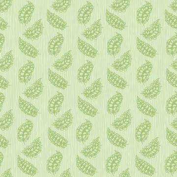 Seamless pattern with leaves.  Stock Illustration