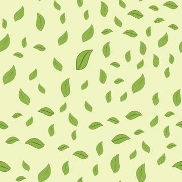 Seamless pattern with leaves vector illustration nature leaf design floral イラスト素材