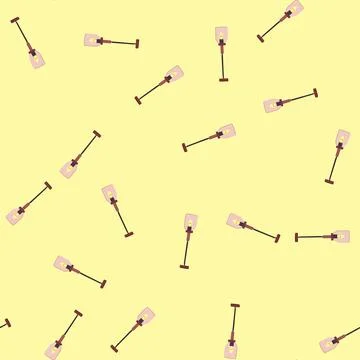 Seamless pattern led pedant lights cartoon vector Stock Illustration