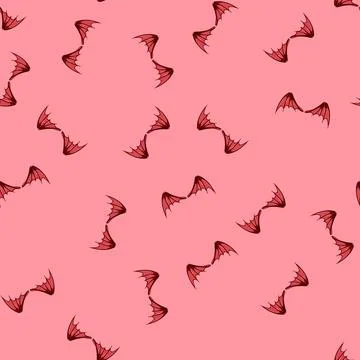 Seamless pattern legend wings dragon cartoon vector 스톡 일러스트