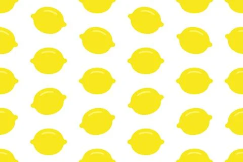 Seamless pattern with Lemon Stock Illustration