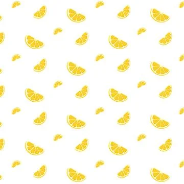 Seamless pattern with lemon. vector illustration Stock Illustration