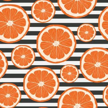 Seamless pattern with lemons. Stock Illustration
