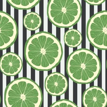 Seamless pattern with lemons. Stock Illustration