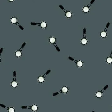 Seamless pattern lens magnifying glass cartoon vector sign color イラスト素材