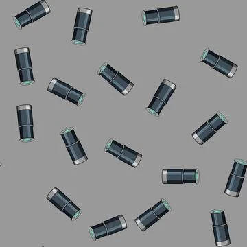 Seamless pattern lens spyglass search cartoon vector Stockillustratie