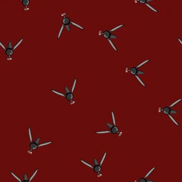 Seamless pattern lens tripod camera cartoon vector Stock Illustration
