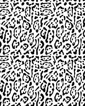 Seamless pattern of leopard Stock Illustration