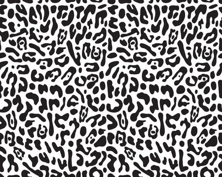 Seamless pattern of leopard leather Stock Illustration