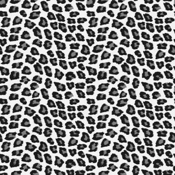 Seamless pattern with leopard skin Stock Illustration