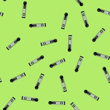 Seamless pattern Level measurement tool showing precision and accuracy Stock Illustration