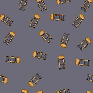Seamless pattern lifestyle hiking backpack cartoon vector Stock Illustration