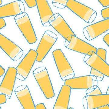 Seamless pattern with light beer Stock Illustration