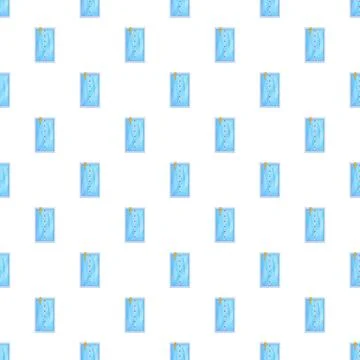 Seamless pattern with light blue pool lane marking イラスト素材