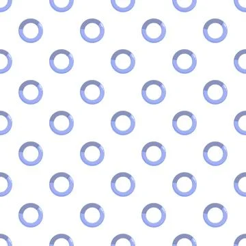 Seamless pattern with light blue ring chart elements Stock Illustration