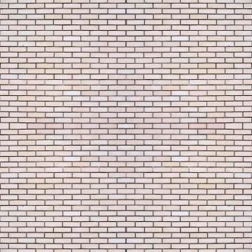 Seamless pattern of light brown brick wall, background texture. Illustrazione stock