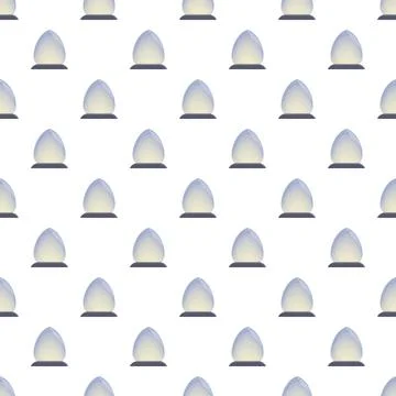 Seamless pattern of light bulbs illuminating background Stockillustratie