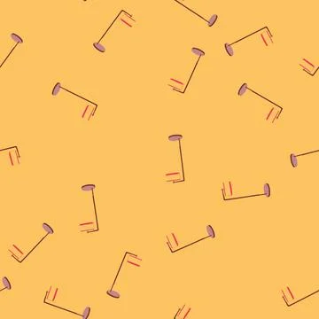 Seamless pattern light floor lamp cartoon vector Stock Illustration
