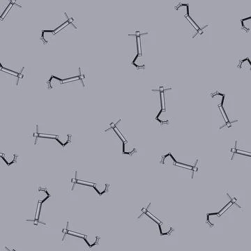 Seamless pattern light phone tripod cartoon vector Stock Illustration