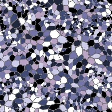 A seamless pattern of light purple shapes as low poly geometric background Stock Illustration