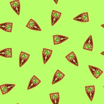 Seamless pattern light stained glass cartoon vector 库存插图