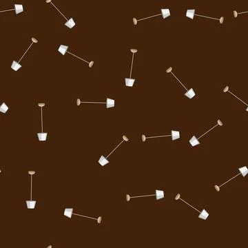 Seamless pattern lighting torchere cartoon vector Illustrazione stock